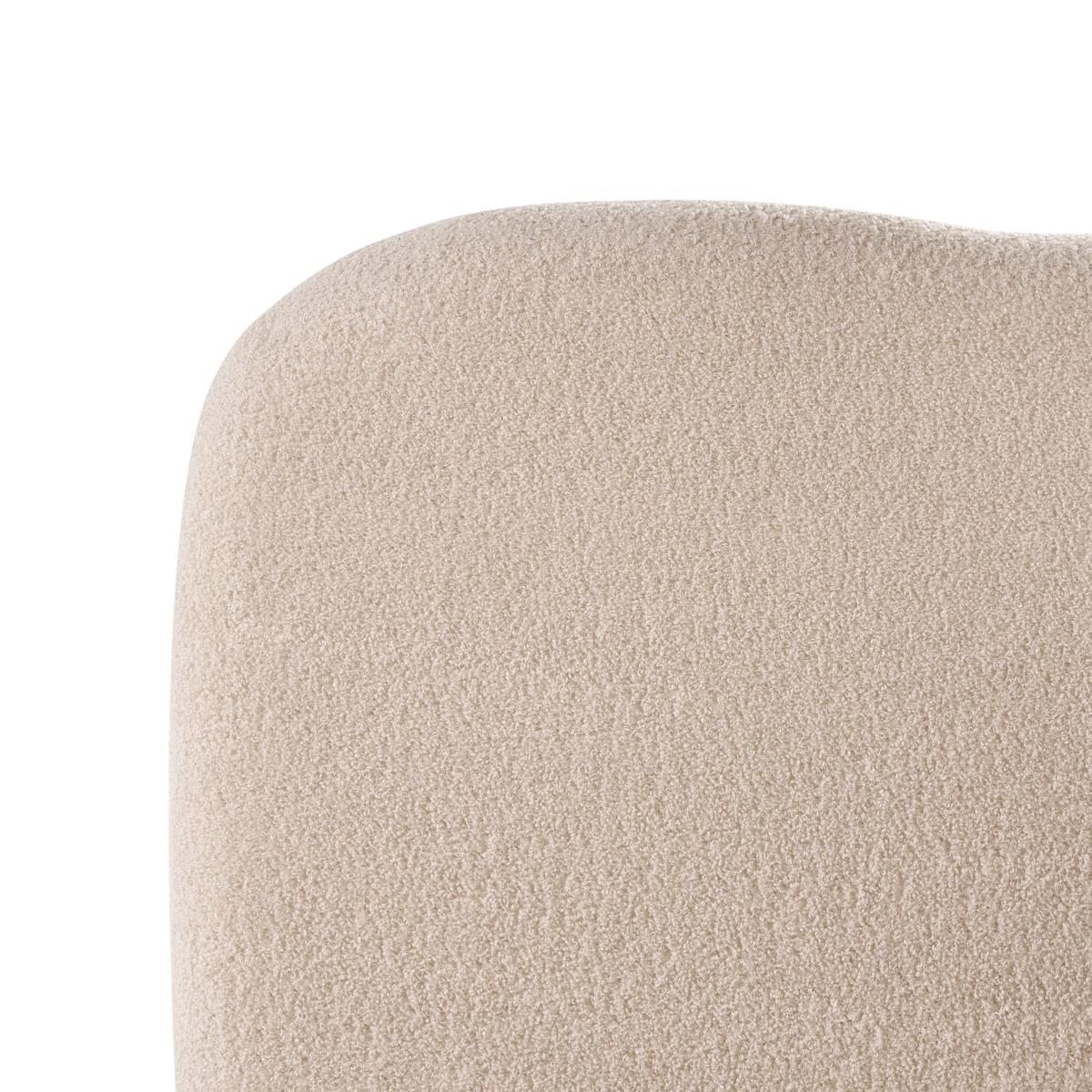 BETT mit Stauraum 90/200 cm Beige Blagnac - Beige/Braun, Textil (90/200cm) - Beliani