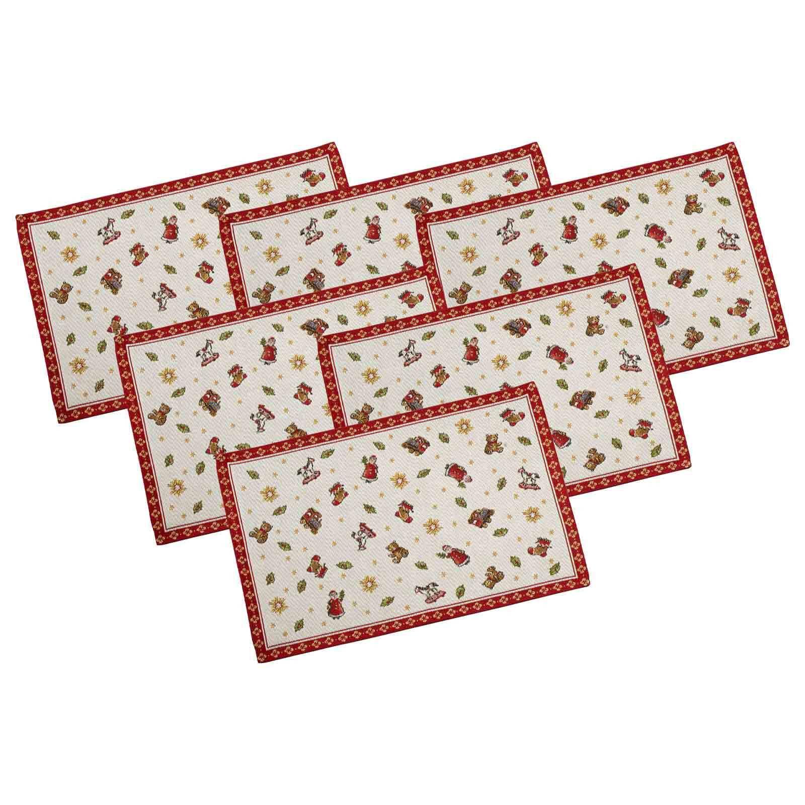PLATZSET Toy's Delight bunt 48 x 32 cm 6er Set - Multicolor, Textil (48/32/2cm) - Villeroy & Boch