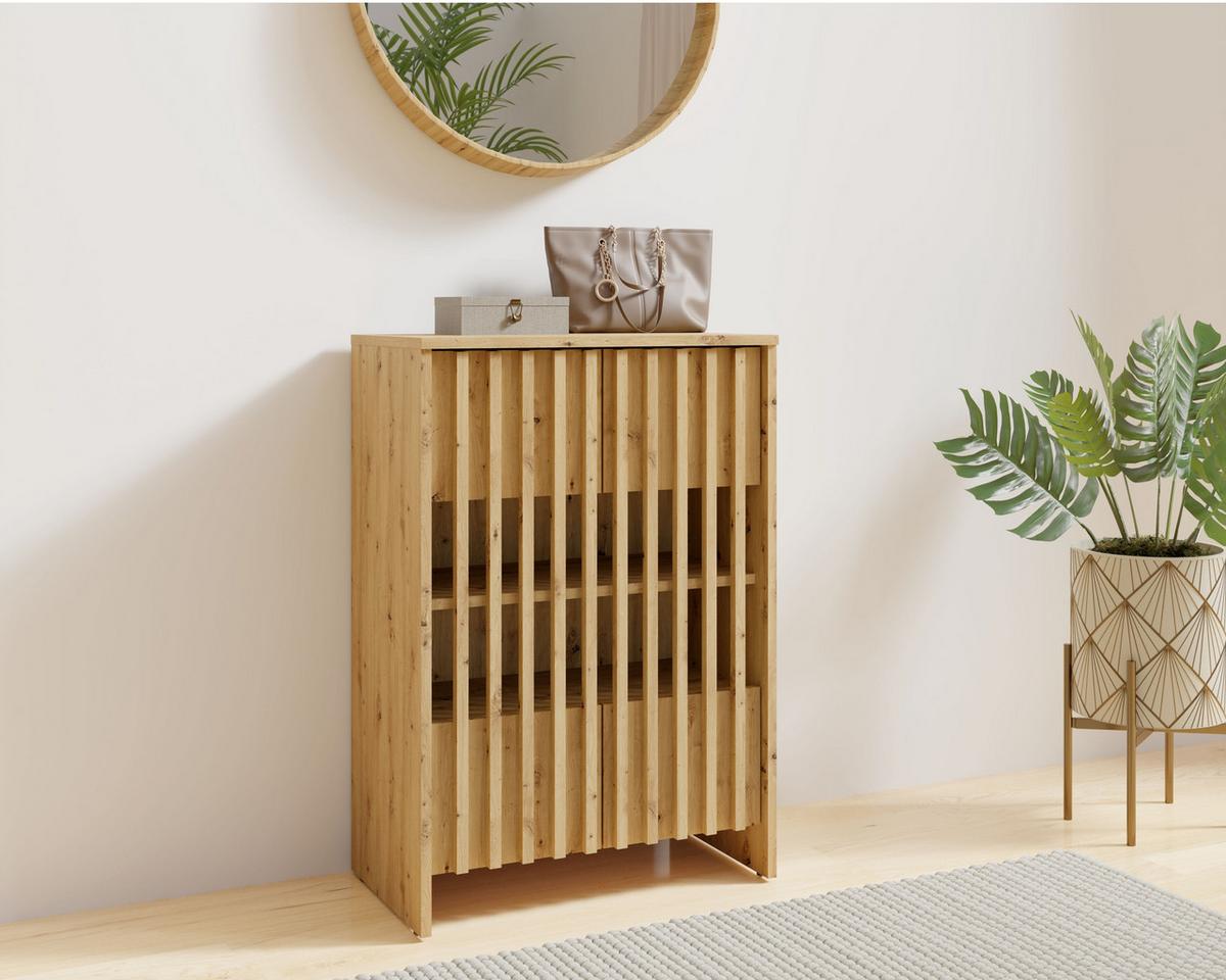 KOMMODE Eiche Artisan 60/87/34 - Eiche Artisan, Holzwerkstoff (60/87/34cm) - RAUMHIRSCH FURNITURE