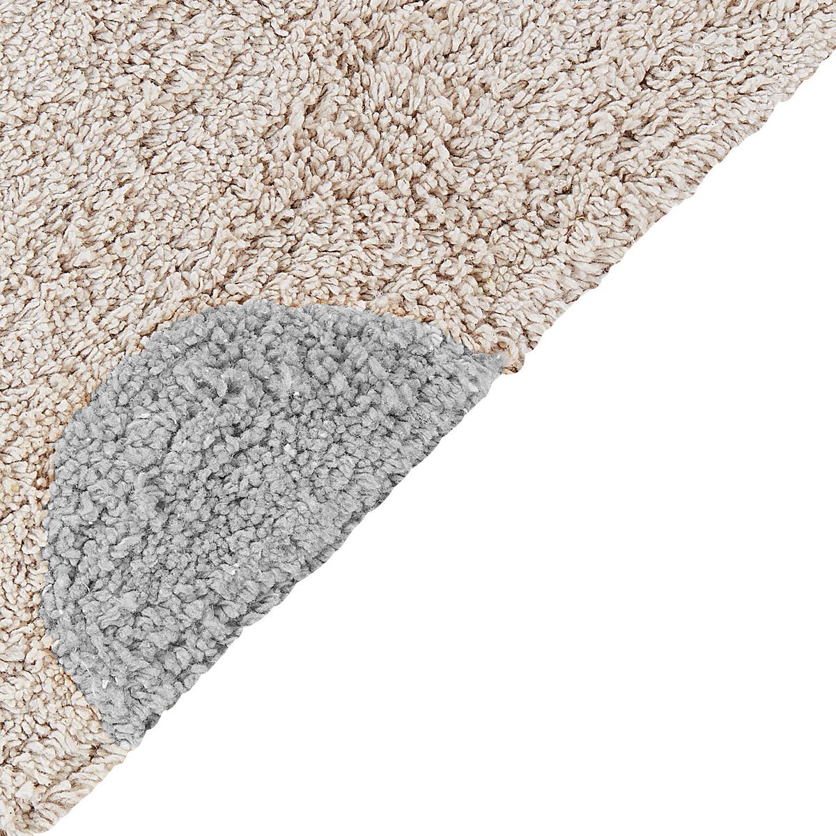 KURZFLOR-TEPPICH Beige 140/200 cm Dardere - Beige/Grau, Textil (140/200cm) - Beliani
