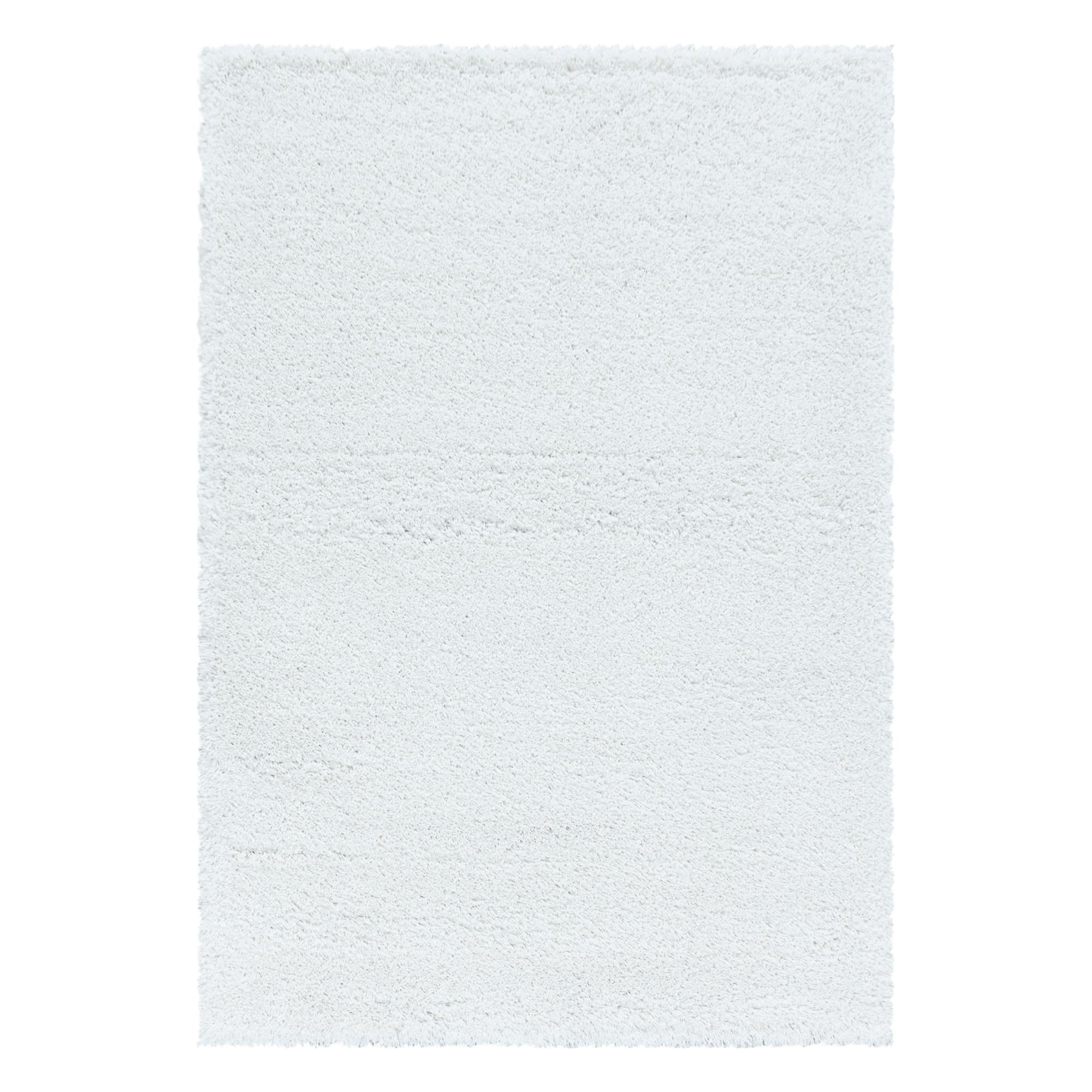 HOCHFLORTEPPICH SALZACH, einfarbig, aus Polypropylen, Weiß, 240 x 340 cm - Weiß, Textil (340/240cm) - KADIMA DESIGN
