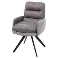 ESSZIMMERSTUHL Grau - Hellgrau/Grau, Textil (59/93/68cm) - MCW