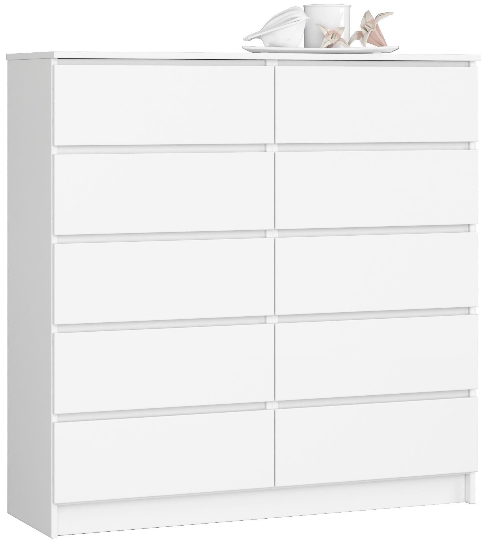 KOMMODE Weiß 121/120/40 - Weiß, Holzwerkstoff (120/121/40cm) - RAUMHIRSCH FURNITURE