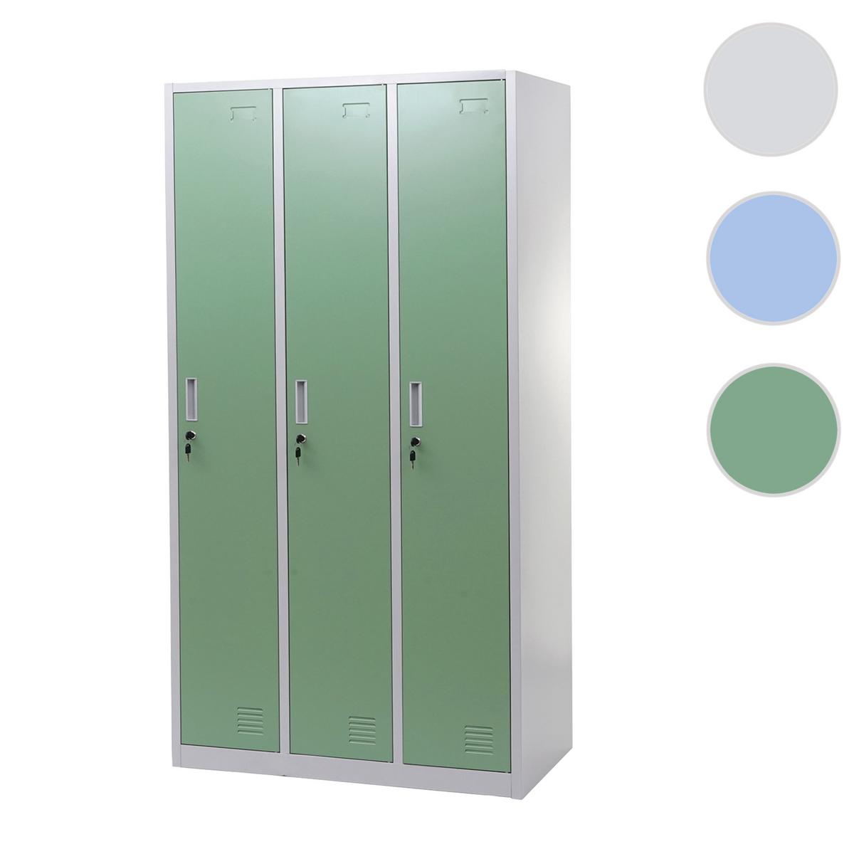 SCHLIESSFACH Green - Grün, Metall (90/180/50cm) - MCW