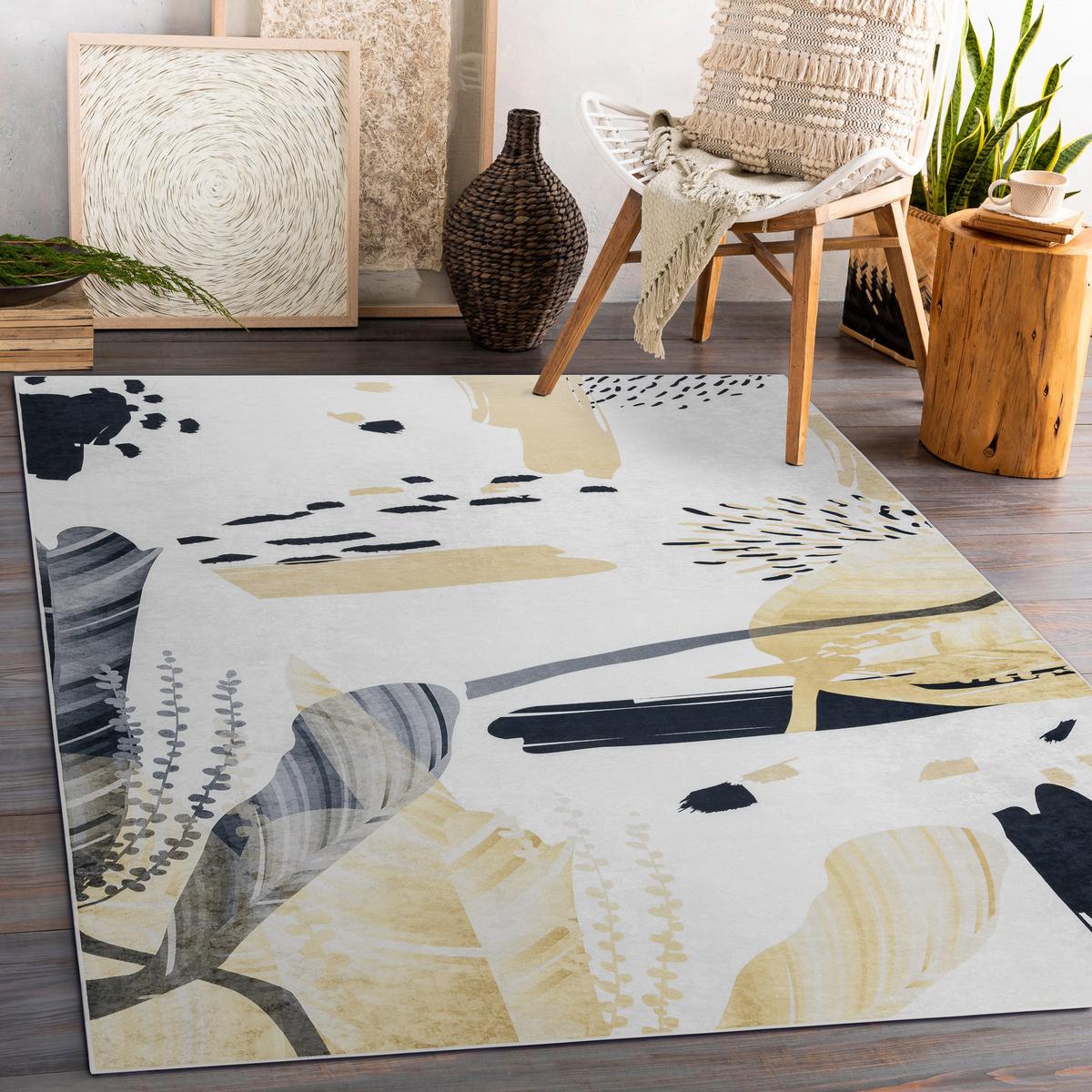 TEPPICH Andre 80/150 cm - Weiß, Textil (80/150cm) - rugsX