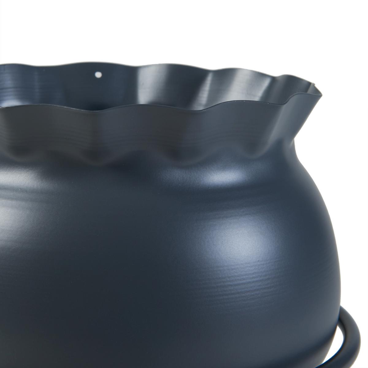 BLUMENSTÄNDER Assen - Schwarz, Metall (19.5/19.5/31.5cm) - [en.casa]