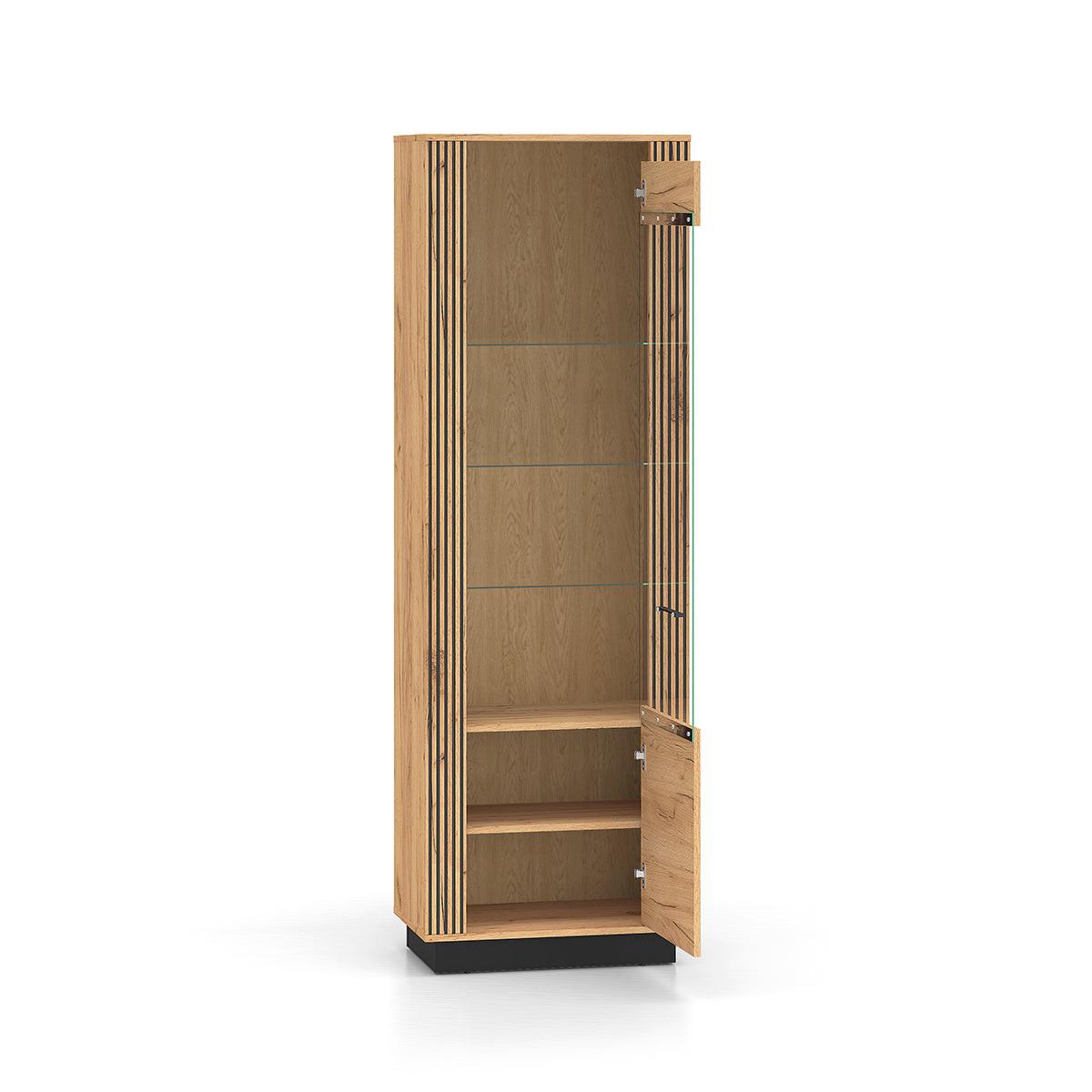 VITRINE Solal Holz - Braun, Holzwerkstoff (65/200/40cm) - Petits-meubles