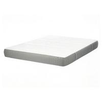 GEL-MEMORY-SCHAUMMATRATZE H2/3 Mittel 140/200 cm Happiness - Weiß, Textil (140/200cm) - Beliani