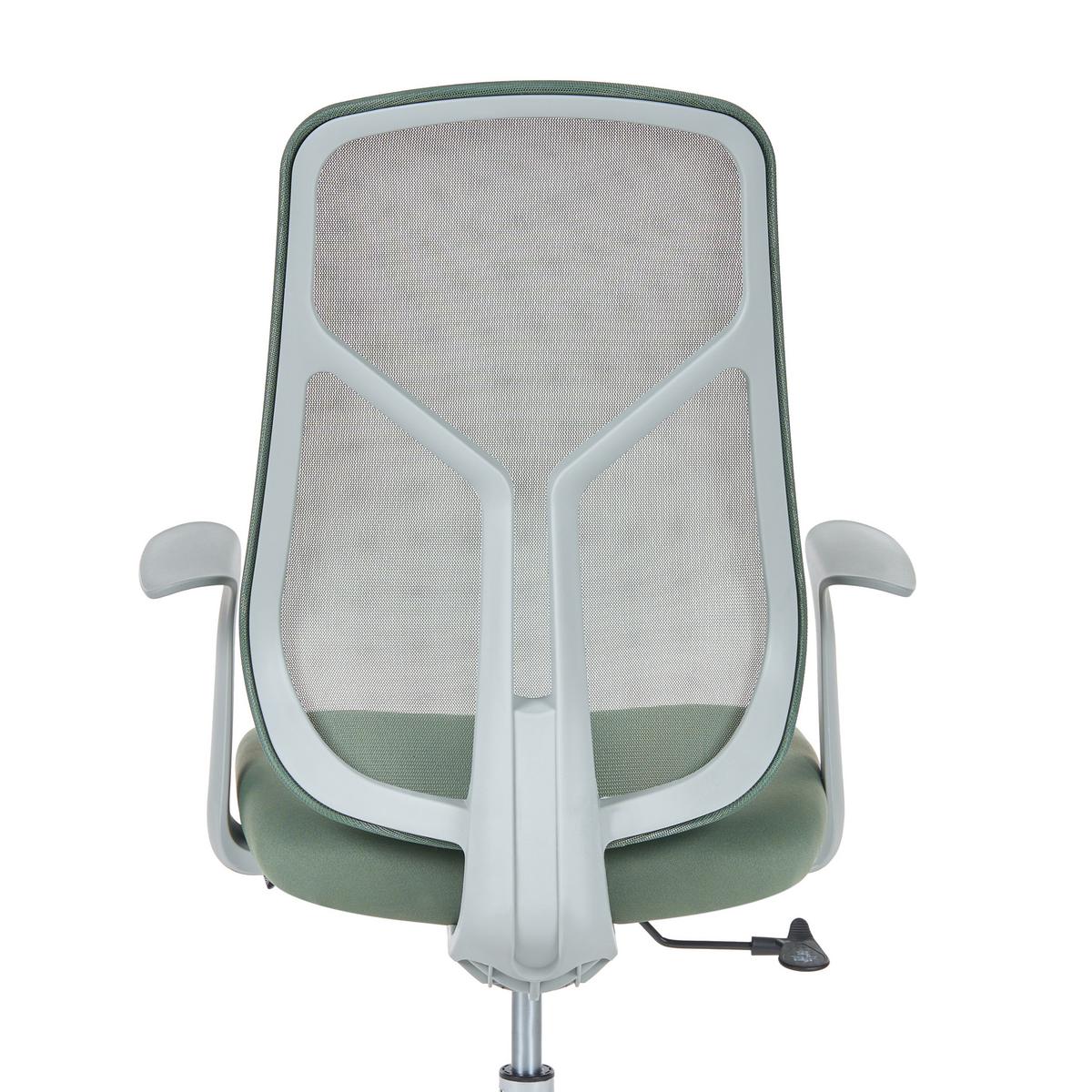 BÜROSTUHL Grün Nuviner - Grün, Textil (60/109/60cm) - Beliani