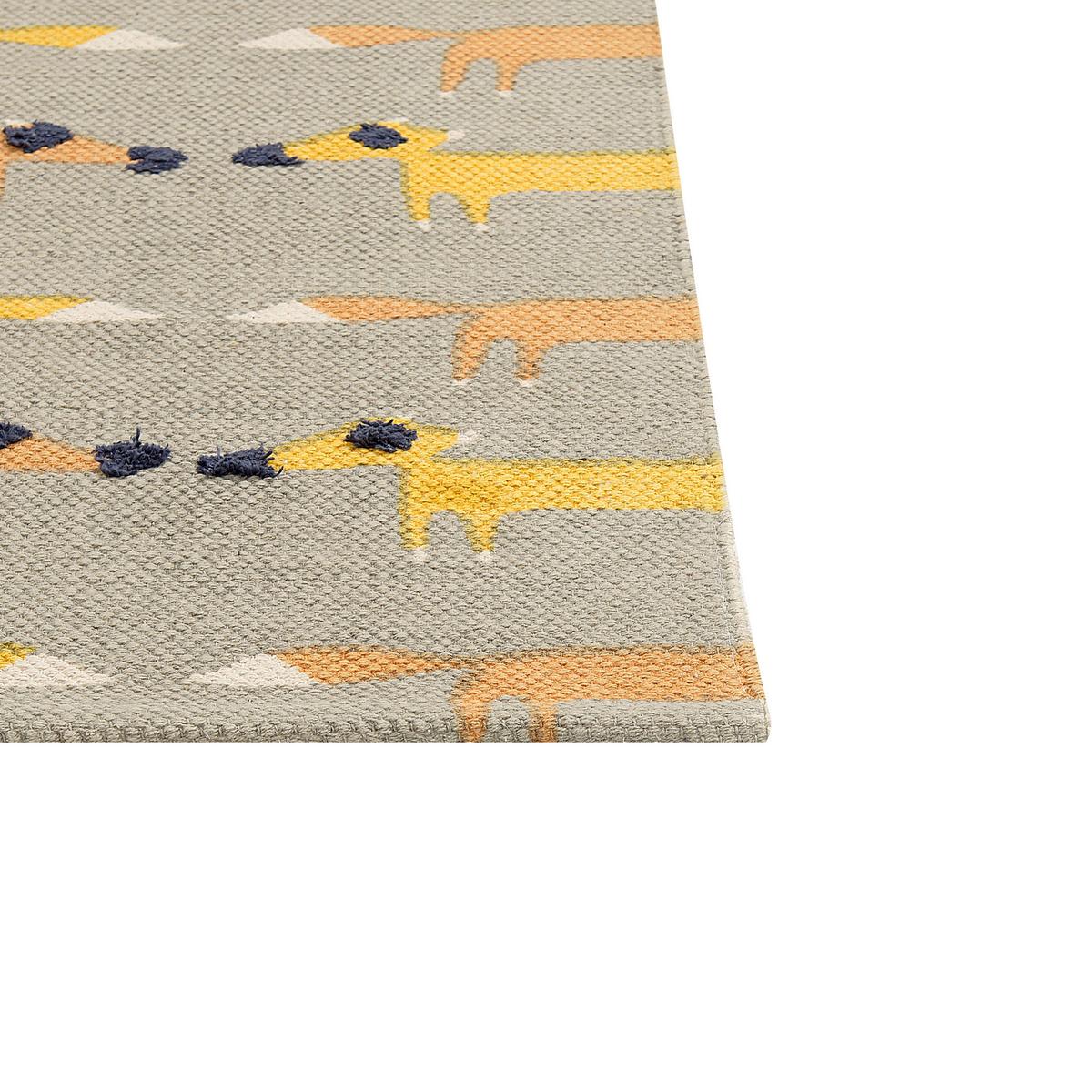 KURZFLOR-KINDERTEPPICH Bankgo 150/80 cm - Grau, Textil (80/150cm) - Beliani
