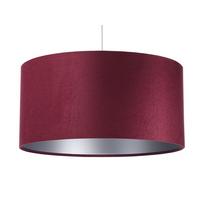 HÄNGELEUCHTE Lila 30/20 cm - Silberfarben/Lila, Kunststoff (30/0.45/20cm) - ONZENO