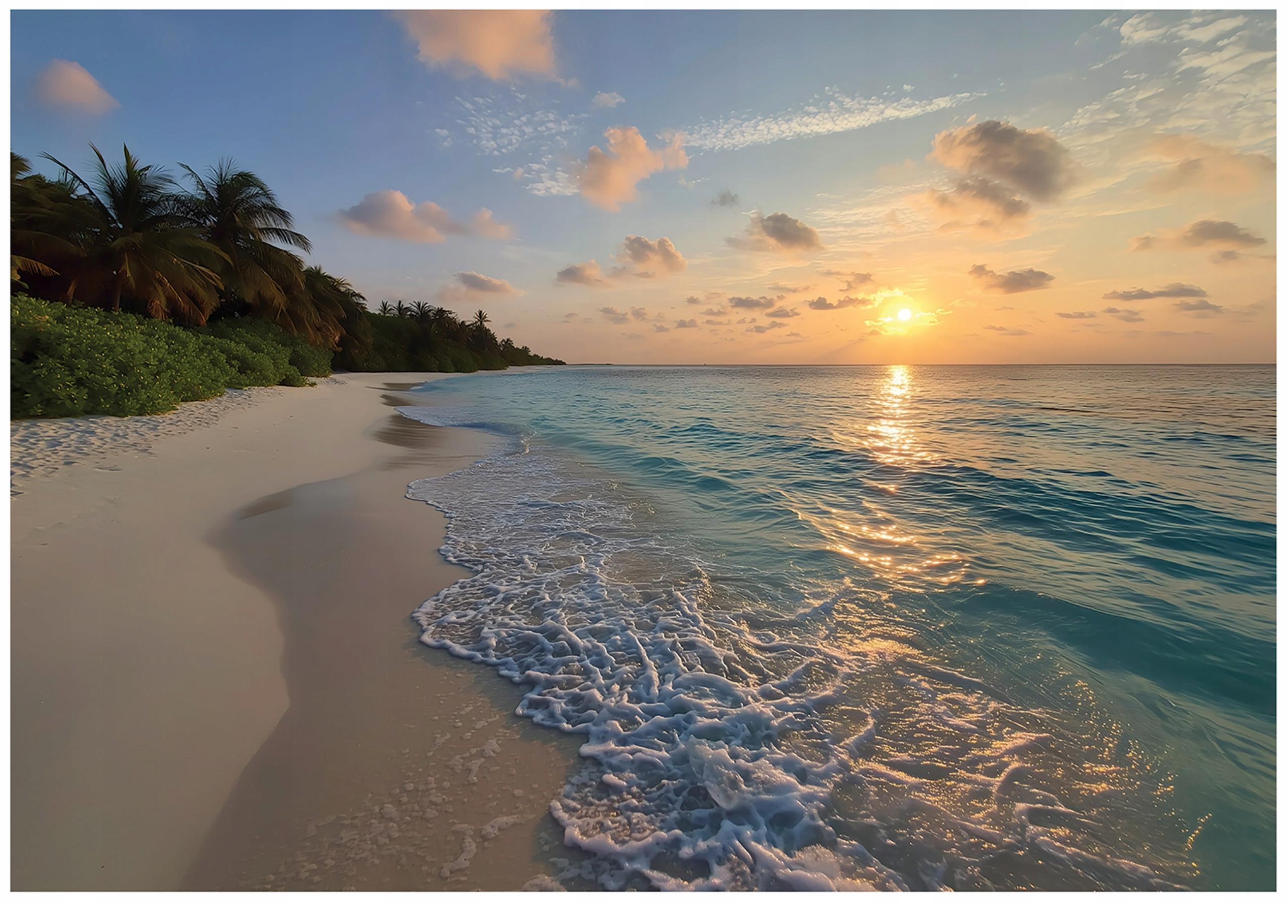 FOTOTAPETE Meer Strand Beige 150x105 cm - Multicolor, Papier (150/105cm) - Wallarena