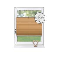 PLISSEE Thermo Basic 75 x 150cm Klemmfix ohne Bohren - Cappuccino, Textil (75/150/150cm) - Deco-Raum