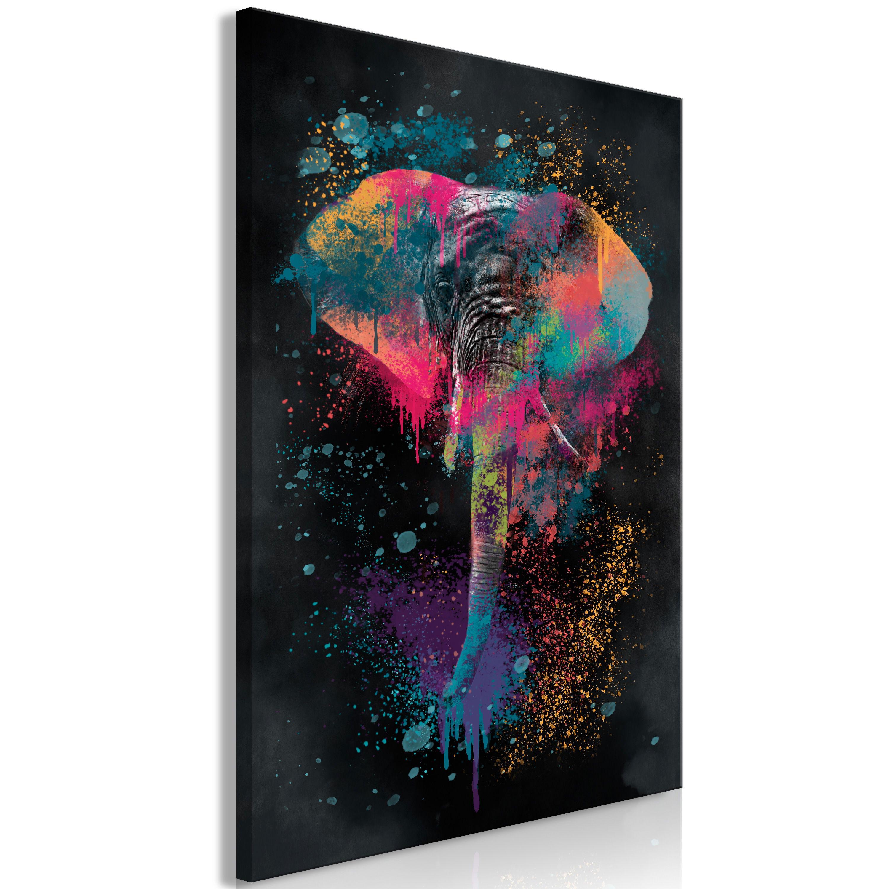 KUNSTDRUCK Bunt 40/60 cm - Multicolor, Textil (40/60cm) - KUNSTLOFT
