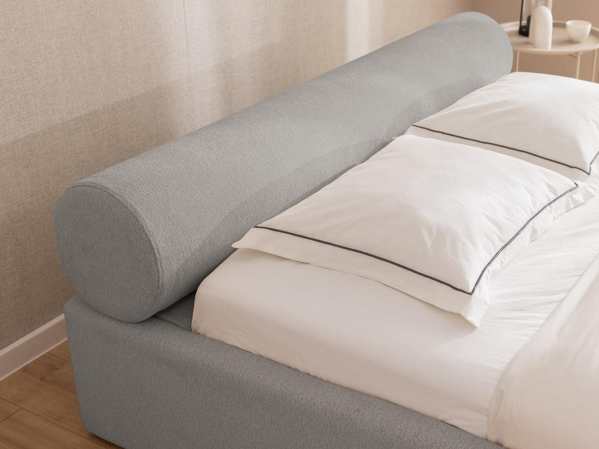 POLSTERBETT 200/200 cm Josy im Designer-Look mit Bettkasten und Lattenrost aus Grau Chenille-Stoff - Schwarz/Grau, Holz/Kunststoff (200/200cm) - S-Style Möbel