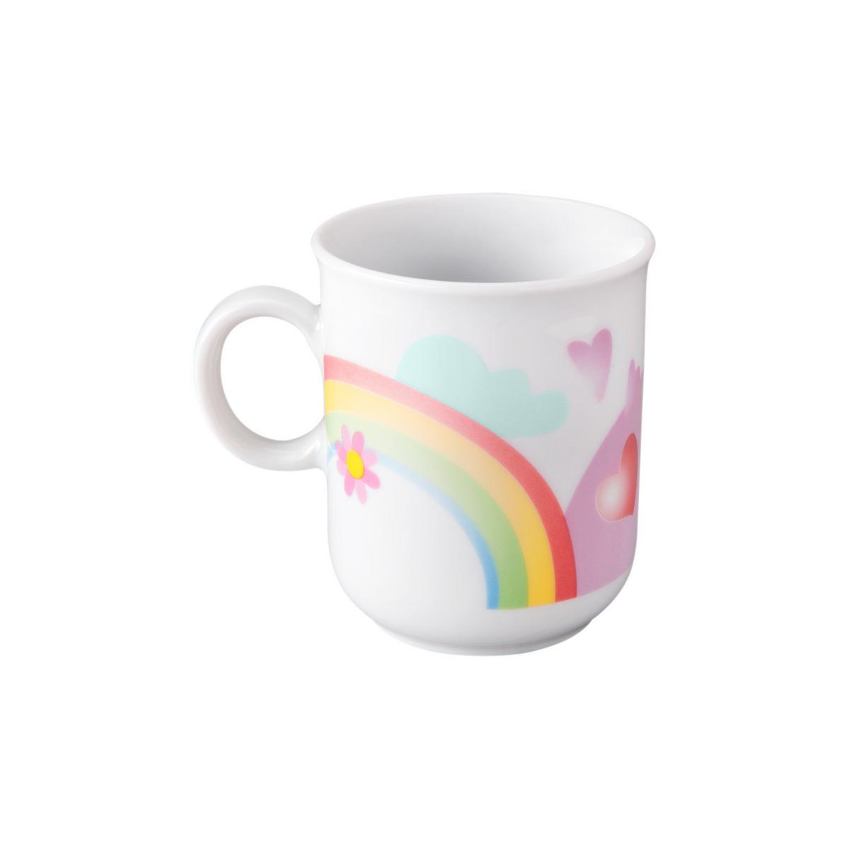 KINDERGESCHIRR SET Compact Mein kleines Einhorn bunt 3-tlg. - Multicolor, Keramik (21.4/20.5/21.4cm) - Seltmann Weiden