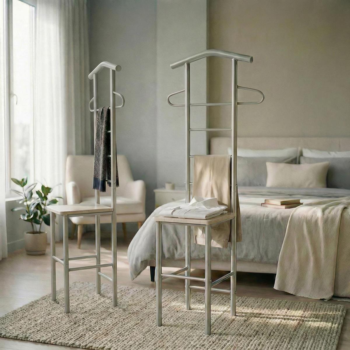 HERRENDIENER JIVO 2er-Set Sonoma Eiche - Sonoma Eiche, Metall (53/121/47cm) - CARO-Möbel