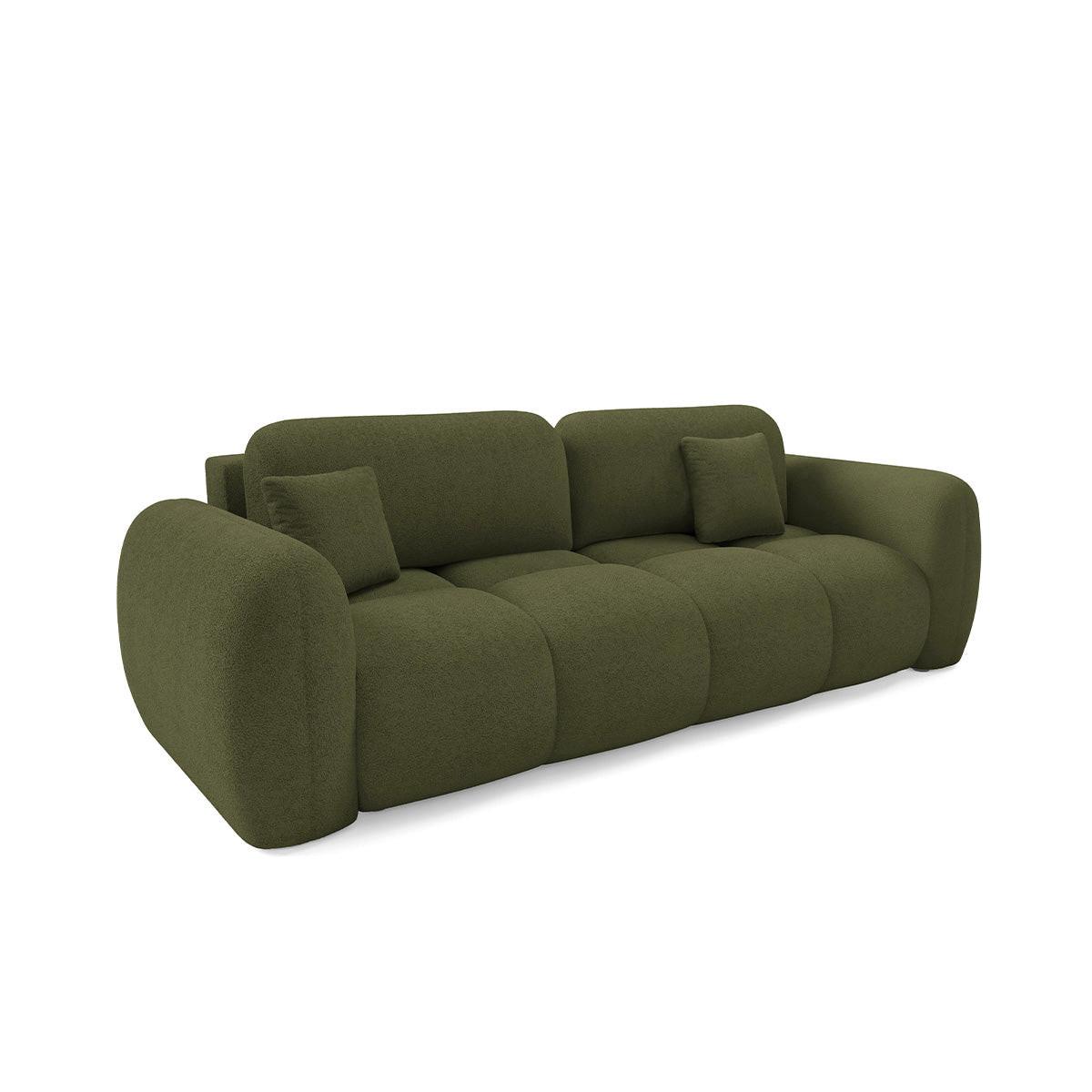SOFA Livio 3 Sitzplätze Grün - Grün, Holz (270/95/121cm) - Petits-meubles