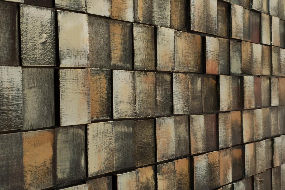 HOLZBILD Beige 144/44 cm - Beige/Braun, Holz (6/44cm) - KUNSTLOFT