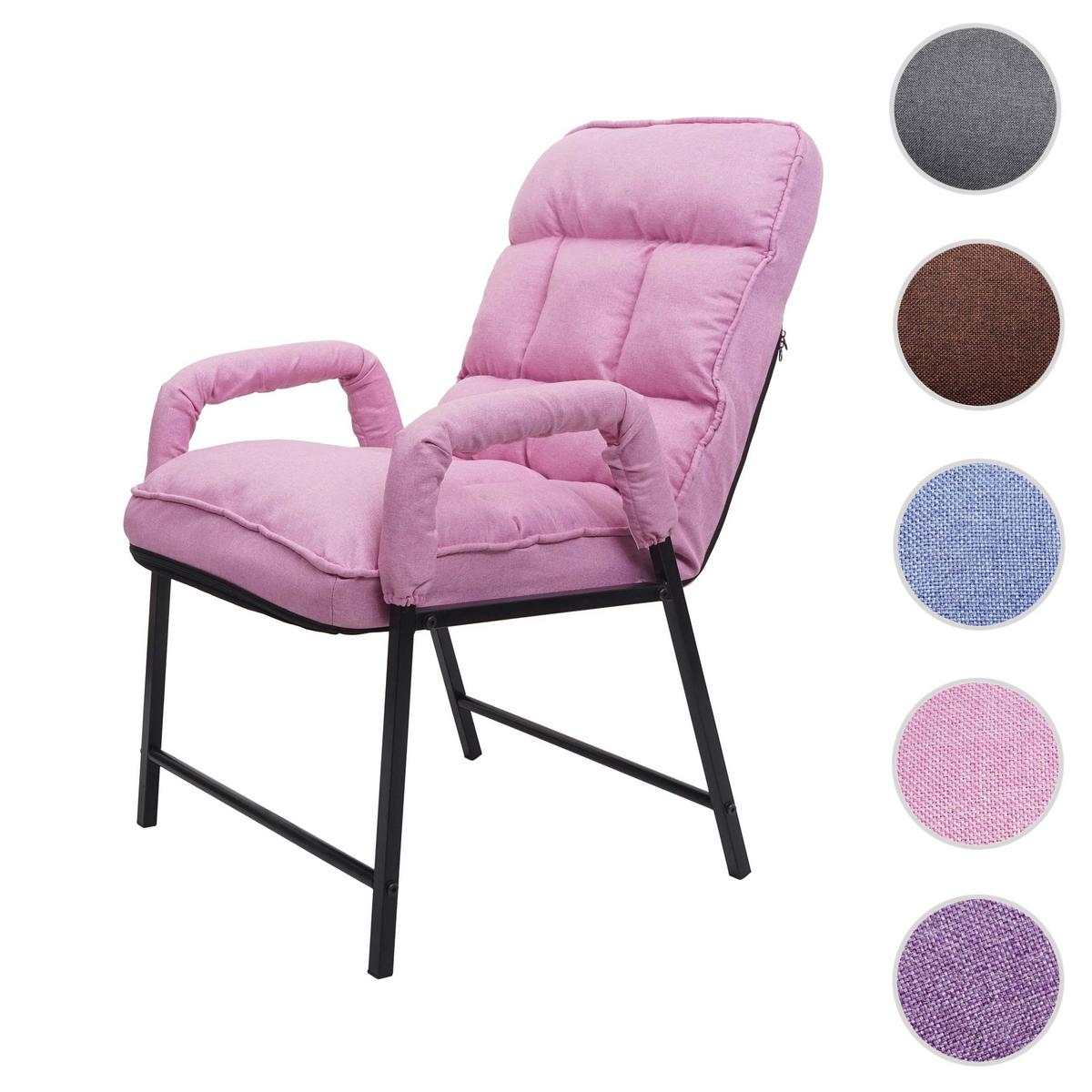 ESSZIMMERSTUHL Altrosa - Altrosa/Rosa, Textil (57/96/111cm) - MCW