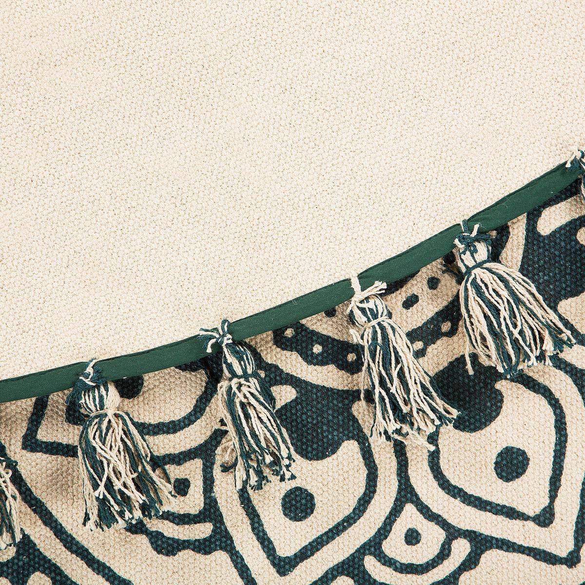 VINTAGE-TEPPICH Irice 120/120 cm - Grün, Textil (120/120cm) - Beliani