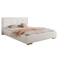 POLSTERBETT AURORA 180x200 mit Bettkasten Madryt 920 - Weiß, Textil (180/200cm) - Lookway