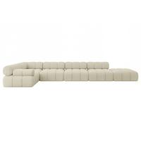 ECKSOFA modulares Sofa Felto-L3 - 475x190x70 cm Beige Bouclé - Beige, Holzwerkstoff/Textil (475/190cm) - ALTDECOR