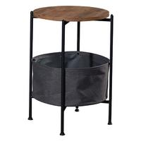 BEISTELLTISCH Suonenjoki - Walnussfarben, Holzwerkstoff (47/47/59cm) - [en.casa]