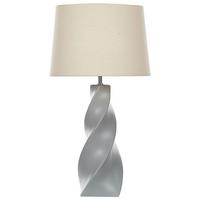 TISCHLAMPE Belaya 38/38/71 cm - Grau, Keramik (38/38/71cm) - Beliani