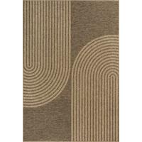 FLACHWEBTEPPICH Geometrisch CORDEV Polypropylen Natur 240 x 340 cm - Beige, Textil (240/340cm) - KADIMA DESIGN