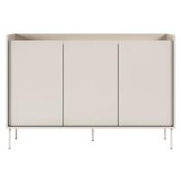 SIDEBOARD Tovi Kaschmirgrau / Holzoptik Eiche 140 cm - Kaschmir, Holzwerkstoff/Metall (139.8/95.5/36.4cm) - Selsey