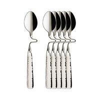 KAFFEELÖFFEL NewWave Caffè Spoon silber 17,5 cm 6er Set - Silberfarben, Metall - Villeroy & Boch