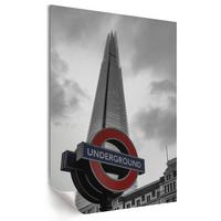POSTER - 21x29 cm - Kateko - Londoner U-Bahn - Grau, Textil (21/29.7/0.1cm) - TULUP