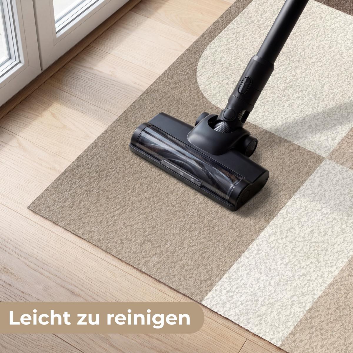 FUSSMATTE Geometrisch - Gewebte Struktur - Modern Fußabtreter 150x90 cm - Beige, Kunststoff (150/0.4cm) - MuchoWow