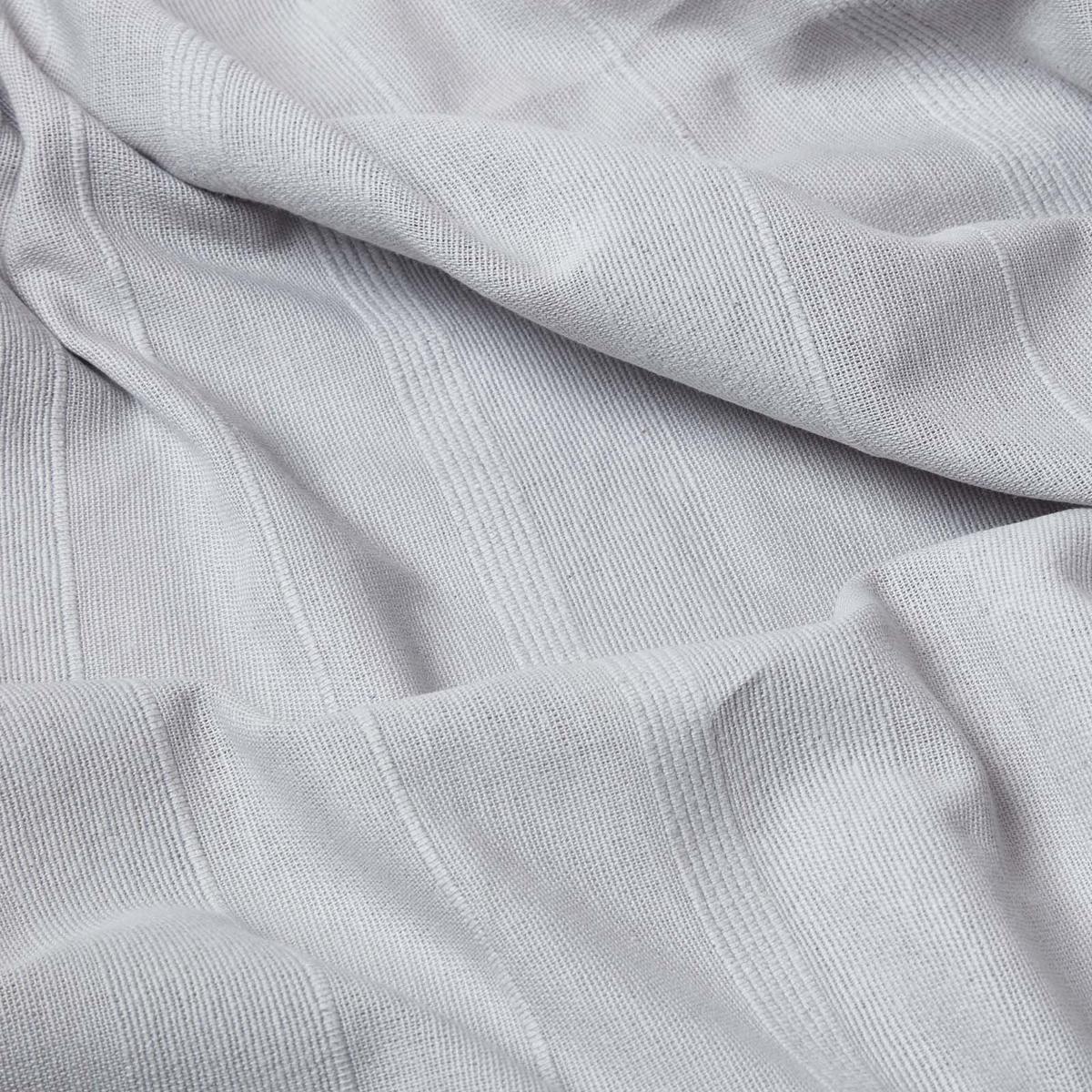 ÜBERWURF Rajput 225/255 cm, 100% Baumwolle - Hellgrau, Textil (225/255cm) - Homescapes