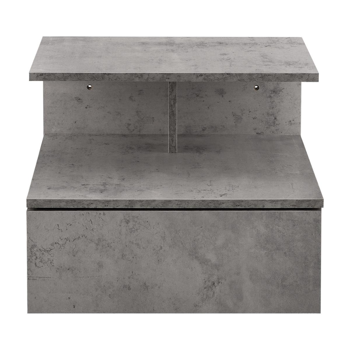 WANDSCHRANK Amberg - Grau, Holzwerkstoff (40/31/35cm) - [en.casa]