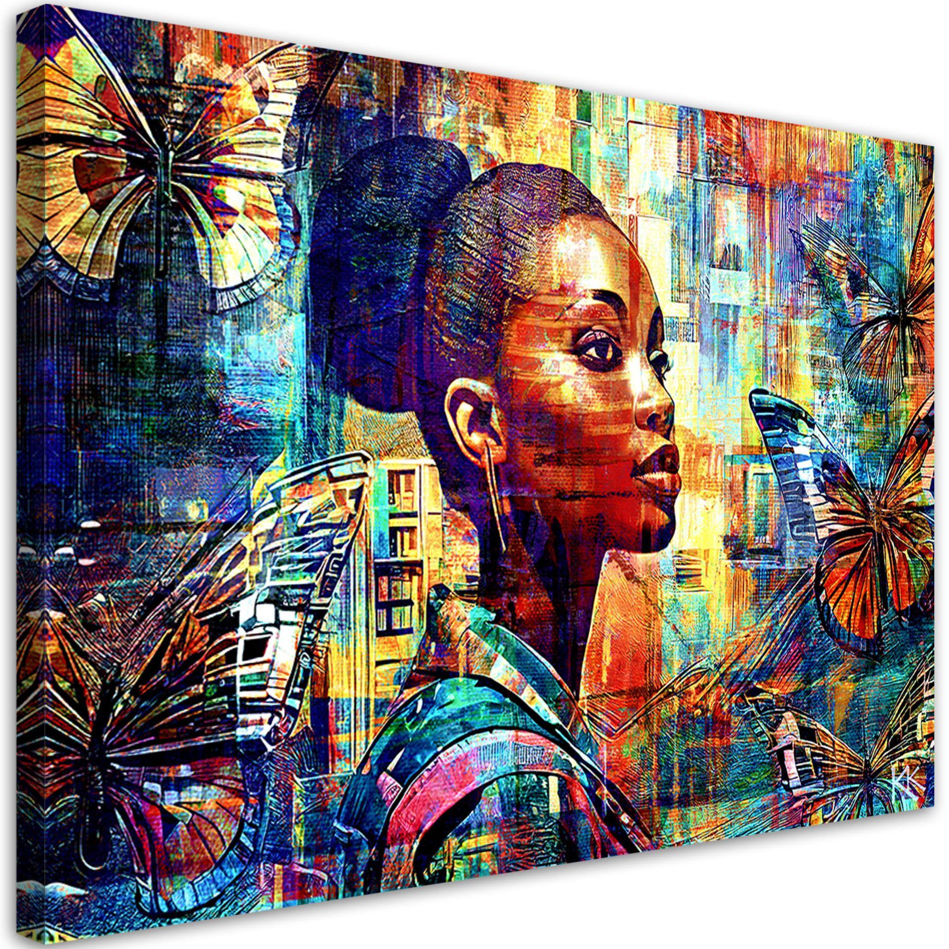 KUNSTDRUCK Lila 120/80 cm - Lila, Textil (120/80cm) - KUNSTLOFT