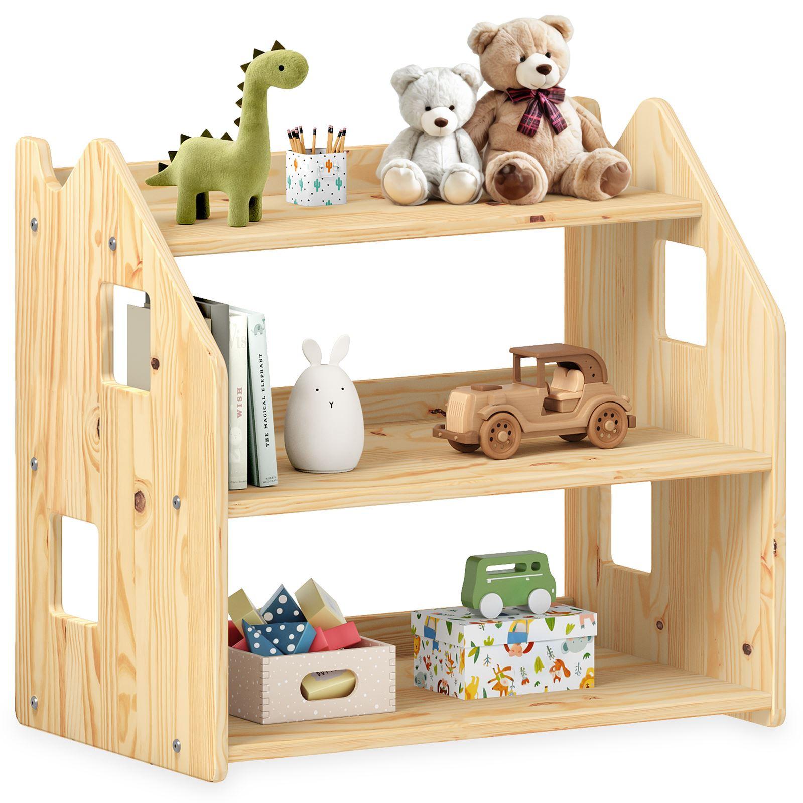 KINDERREGAL YASMIN natur - Naturfarben, Holz (65/60/40cm) - IDIMEX