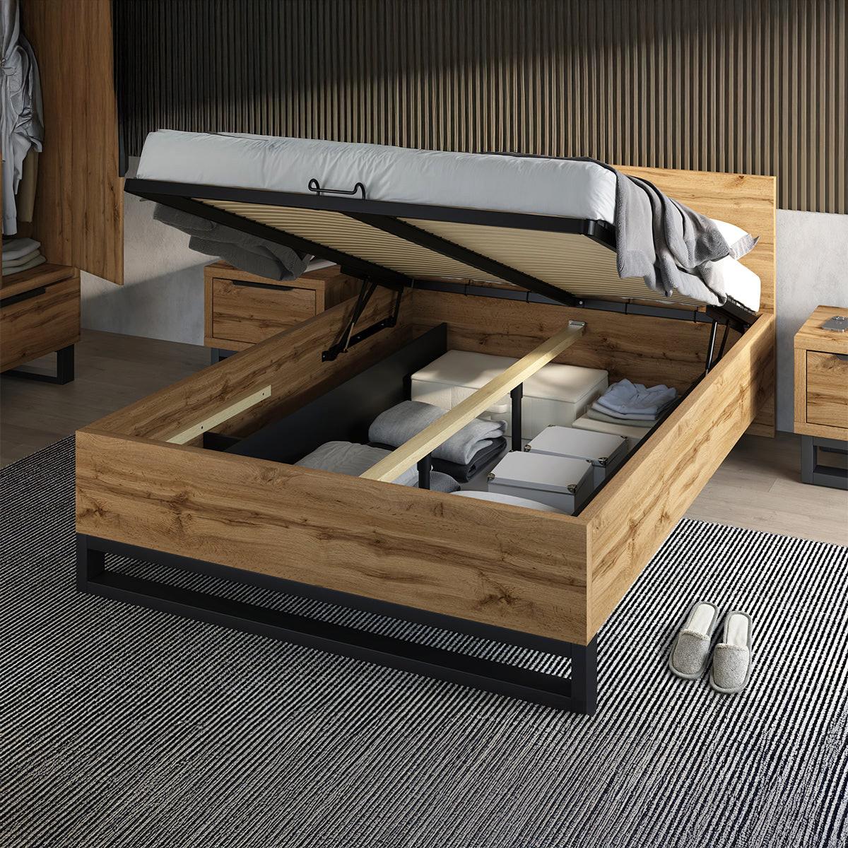 BOXBETT 180/200 Eden Holz - Braun, Holzwerkstoff (180/200cm) - Petits-meubles