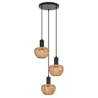 PENDELLEUCHTE Xanthe 25/25/120 cm - Braun, Metall (25/25/120cm) - ZMH