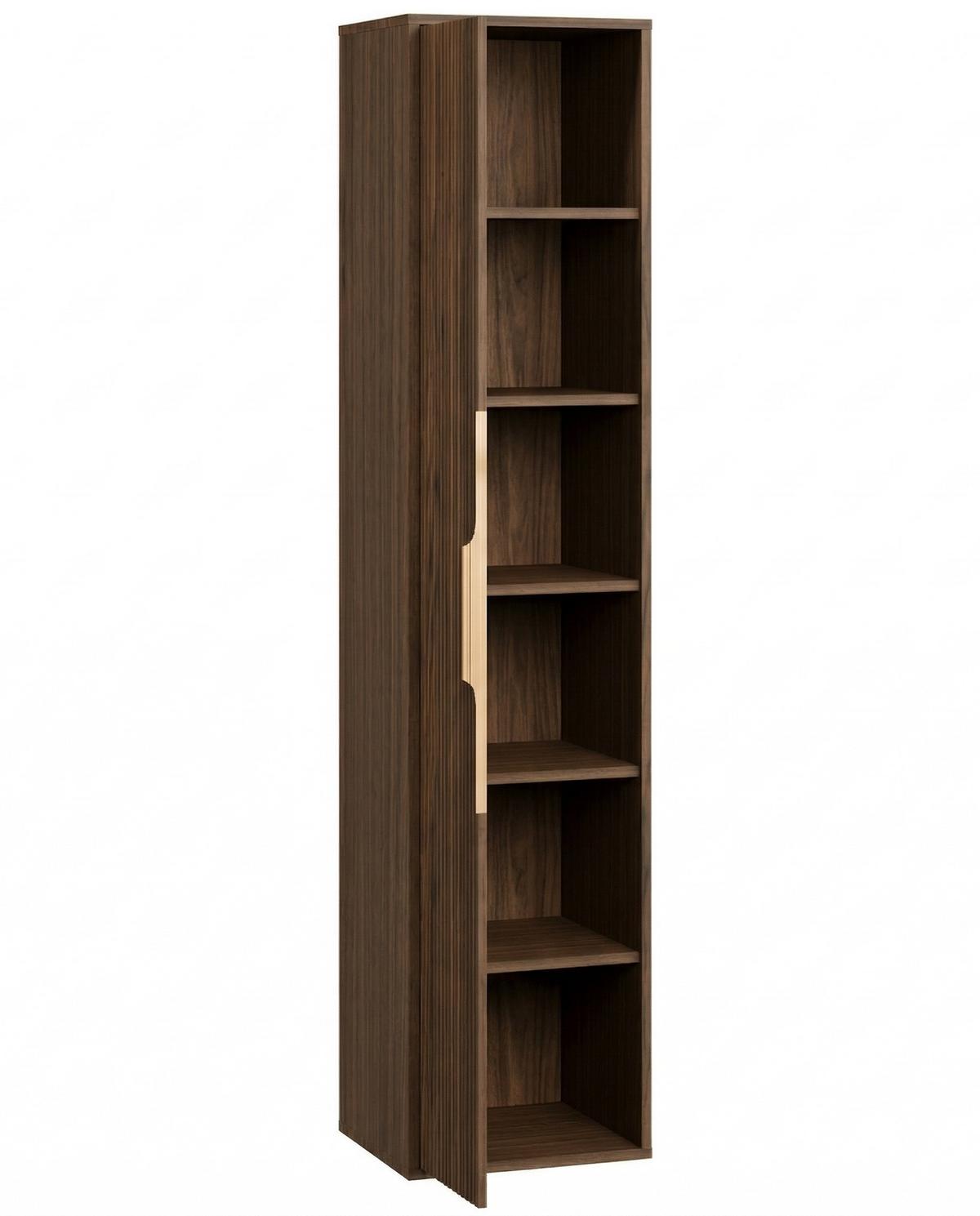 BADMÖBEL-SET Rimini 2 Teile Walnuss Braun - 80 x 46 x 46 cm - Walnussfarben/Braun, Holz (80/46/46cm) - Badplaats