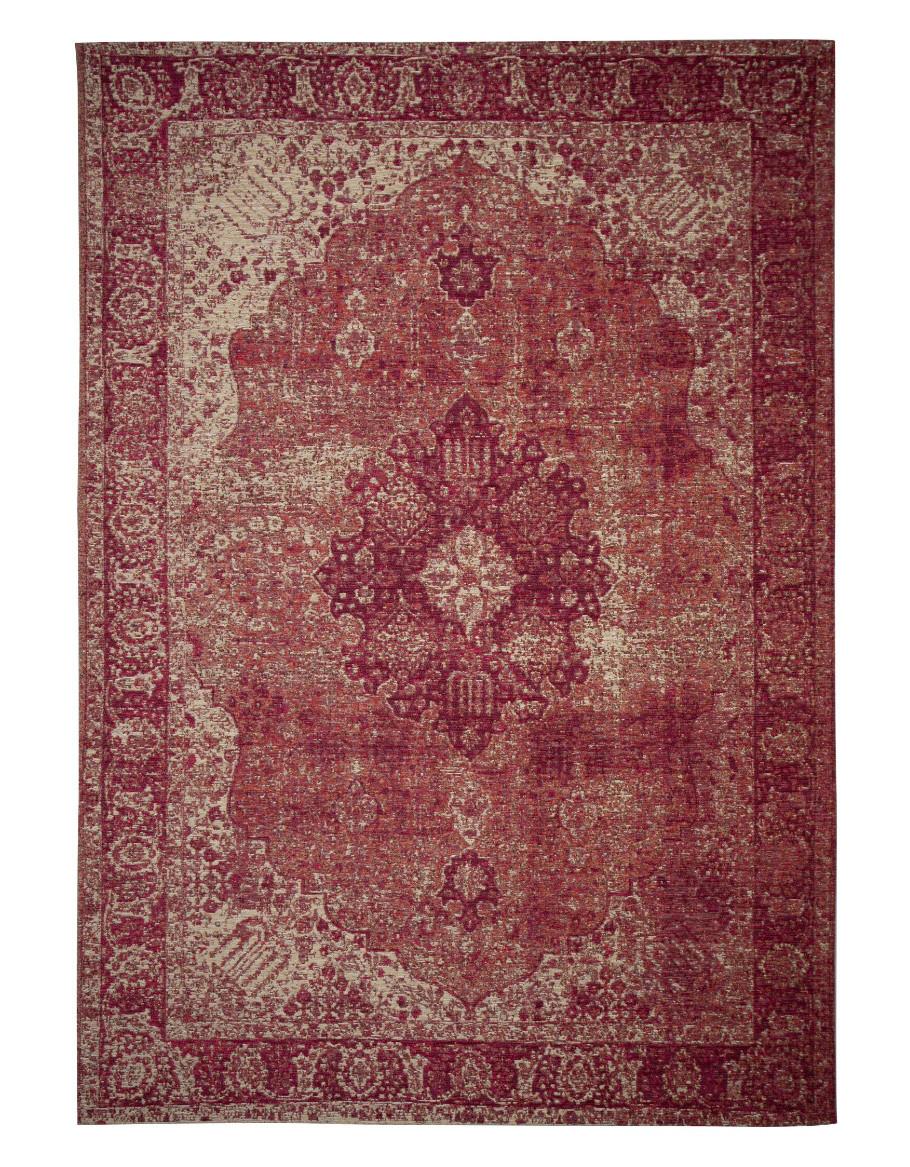 TEPPICH COQUET, im Vintage-Stil, Rosa, 155 x 230 cm - Rosa, Textil (230/155cm) - KADIMA DESIGN