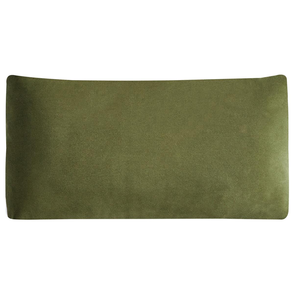 SESSEL Samtstoff Grün Luvos - Braun/Grün, Textil (120/74/108cm) - Beliani