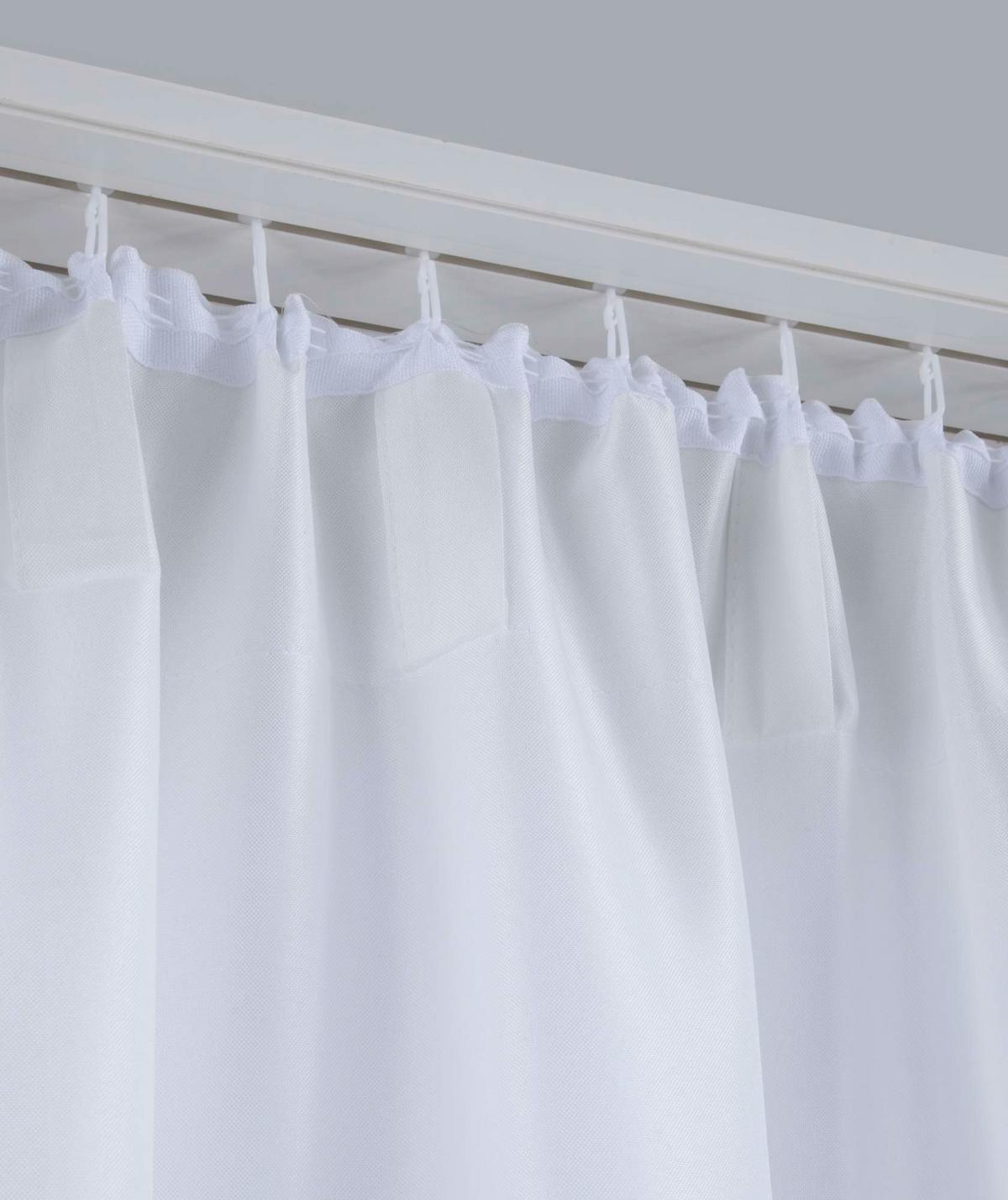 SCHLAUFENGARDINE »Palermo« HxB 250x300 cm Weiß - Weiß, Textil (300/250cm) - Gardinenbox