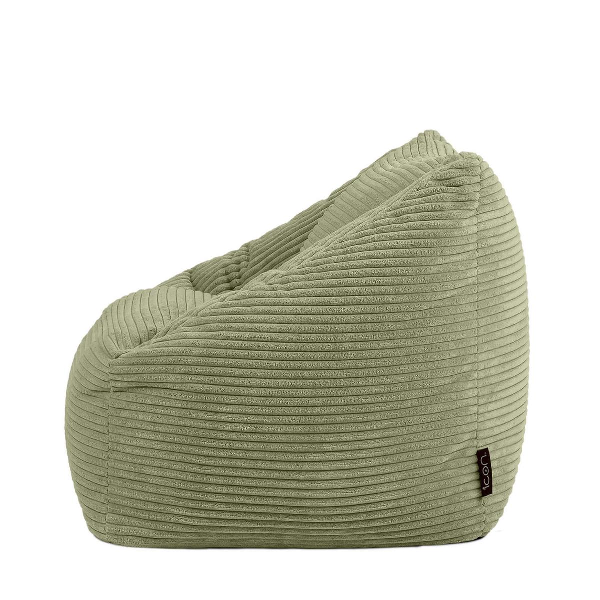 SITZSACK Flauschig für Kinder - Salbeigrün/Grün, Textil (55/44/55cm) - icon