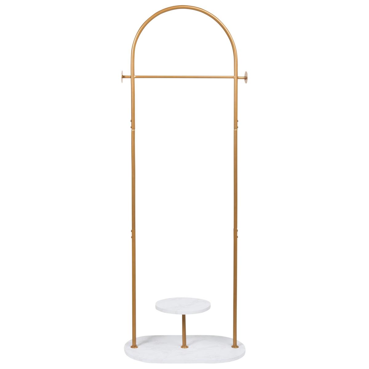 GARDEROBENSTÄNDER Gold Hardin - Goldfarben, Metall (60/174/33cm) - Beliani
