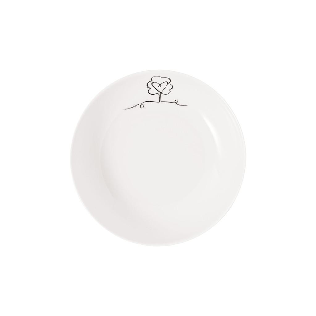 SCHALE FAMILY Statement Lines weiß ø 18,7 cm - Weiß, Keramik (18.7cm) - Villeroy & Boch