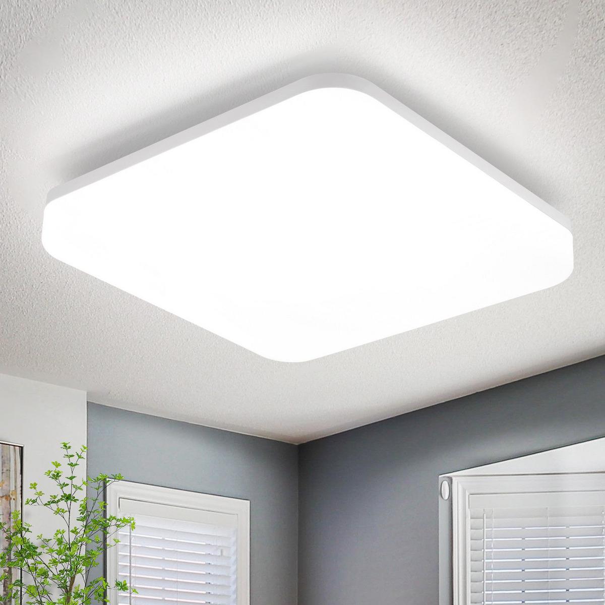 LED-DECKENLEUCHTE Madsen 22/22/4.8cm - Weiß, Kunststoff (22/22/4.8cm) - Nettlife