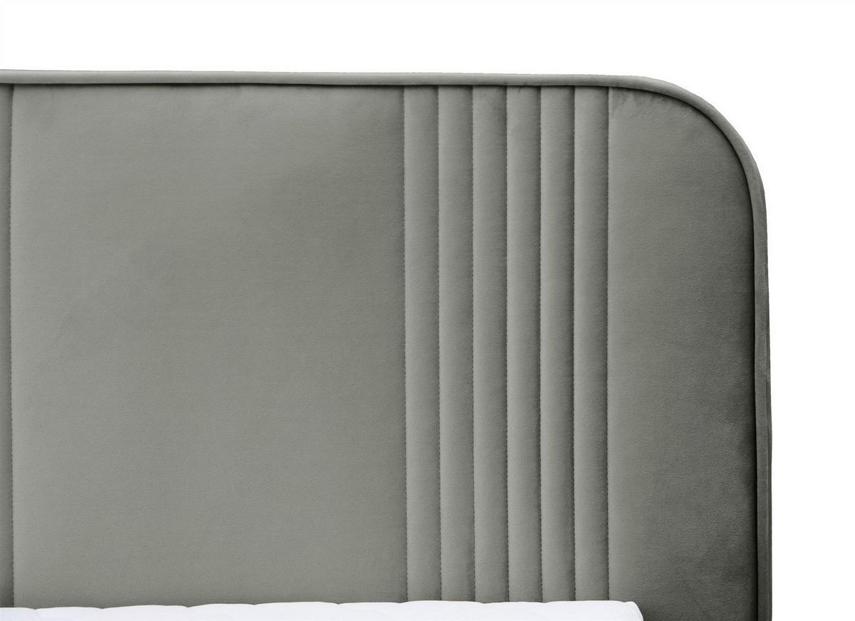 BOXBETT Alize - Grau, Holzwerkstoff/Textil (140/200cm) - Fun Möbel