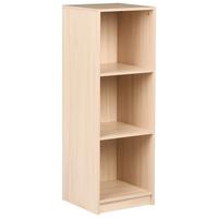 BÜCHERREGAL mit 3 Ebenen 117 cm Hellbraun Zehna - Hellbraun, Holzwerkstoff (40/117/40cm) - Beliani